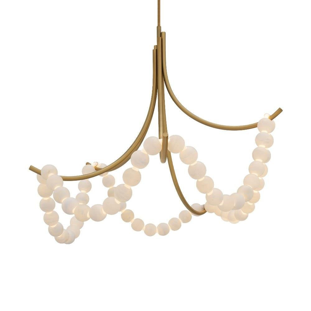 Modern Forms - PD-50446-AB - Parel - 40.9W 1 LED Pendant-45 Inches Tall and 46 Inches Wide