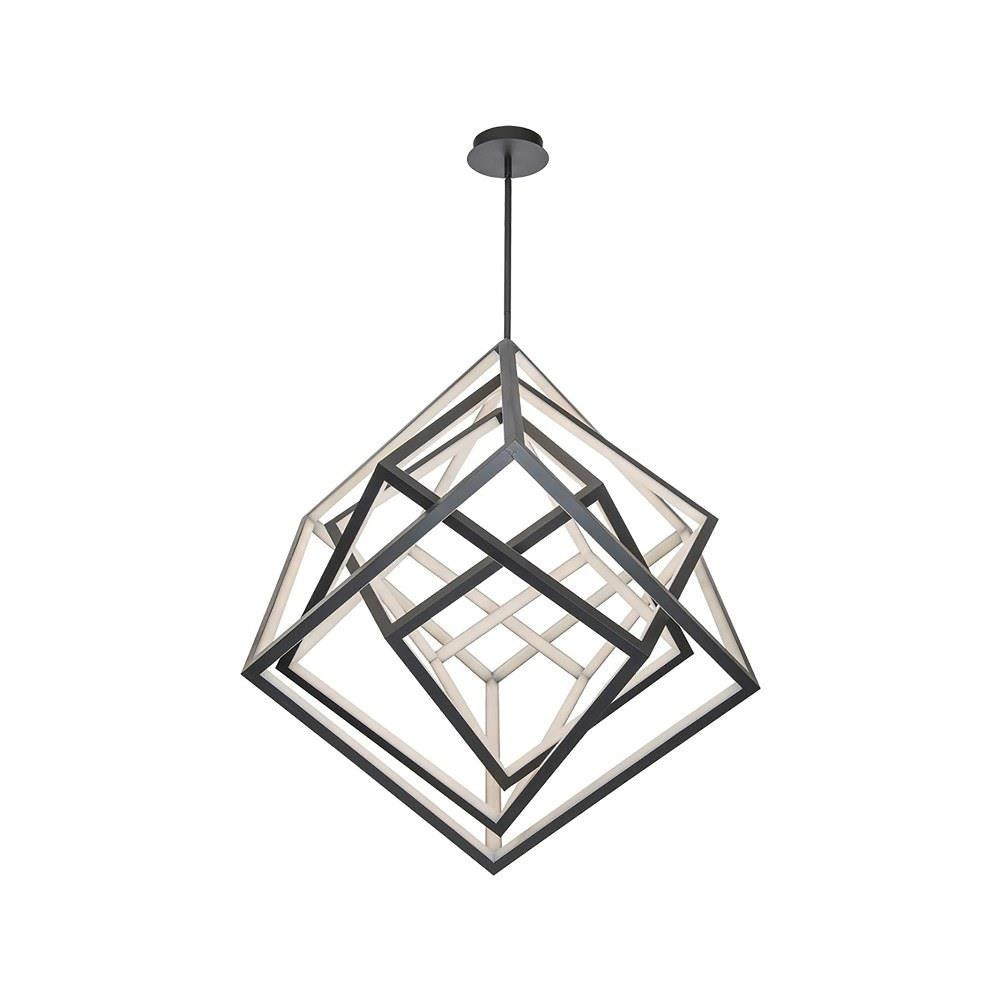 dweLED - PD-51030-BK - Atlas - 30 Inch 30W 1 Led Chandelier