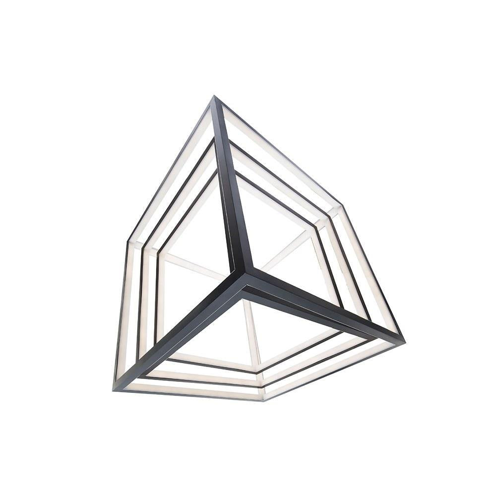 dweLED - PD-51030-BK - Atlas - 30 Inch 30W 1 Led Chandelier