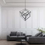 dweLED - PD-51041-BK - Atlas - 41.63 Inch 42W 1 Led Chandelier