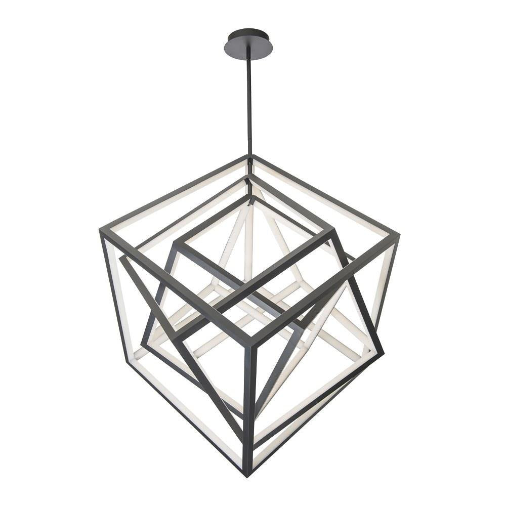 dweLED - PD-51041-BK - Atlas - 41.63 Inch 42W 1 Led Chandelier
