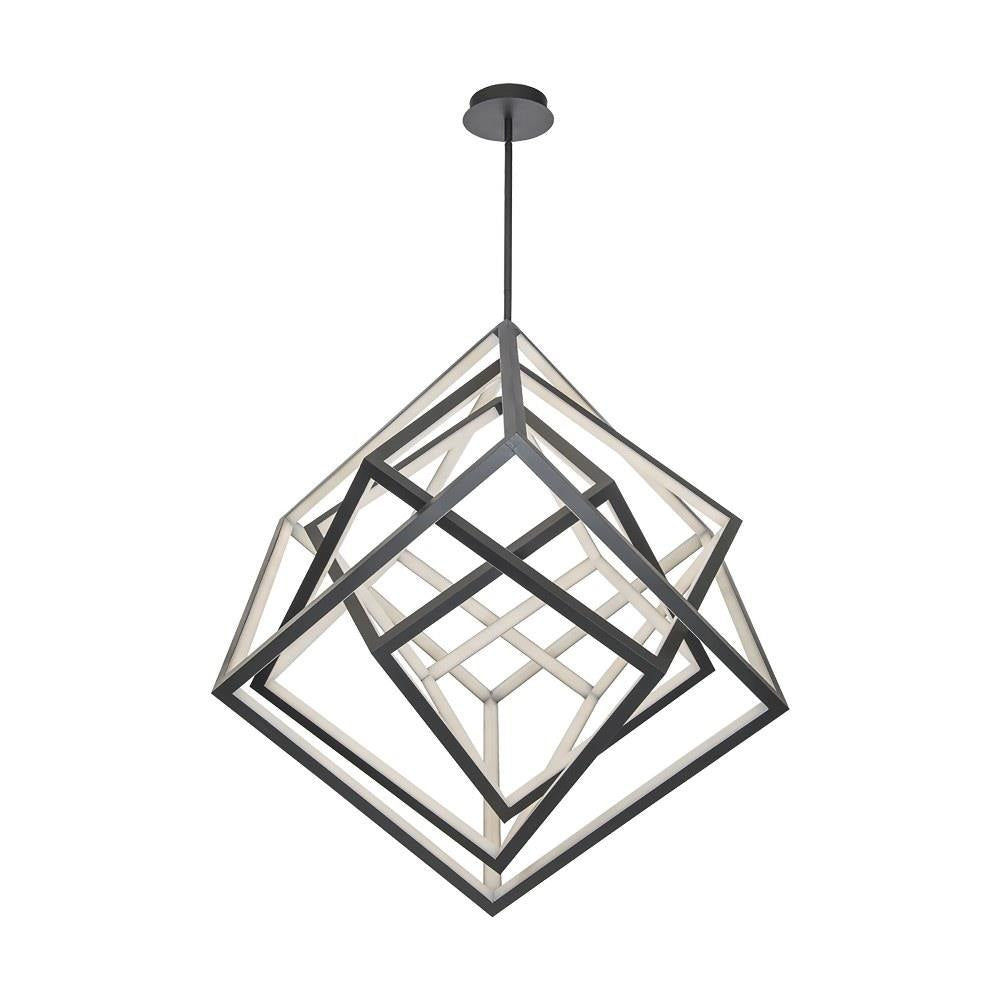 dweLED - PD-51041-BK - Atlas - 41.63 Inch 42W 1 Led Chandelier