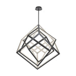 dweLED - PD-51041-BK - Atlas - 41.63 Inch 42W 1 Led Chandelier