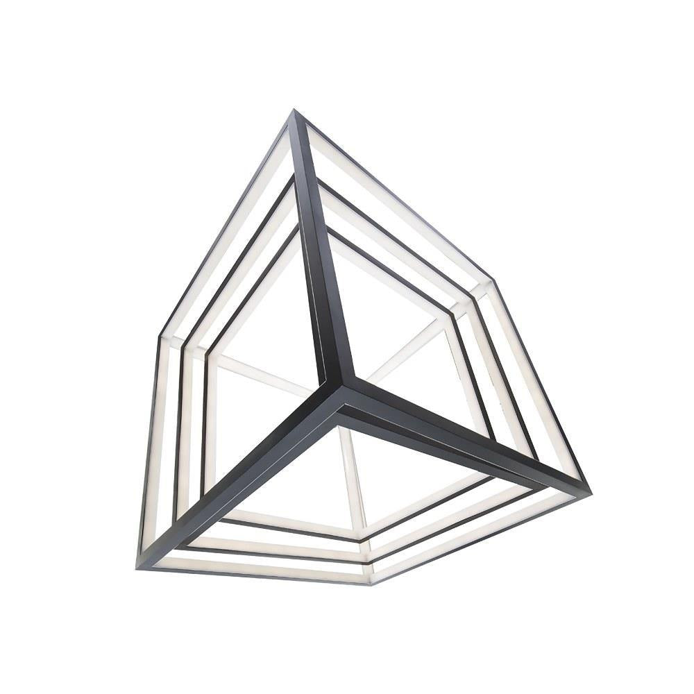 dweLED - PD-51041-BK - Atlas - 41.63 Inch 42W 1 Led Chandelier