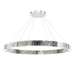 Modern Forms - PD-56748-PN - Zelda-75W 12 LED Chandelier in Contemporary Style-48 Inches Wide by 3.3 Inches High