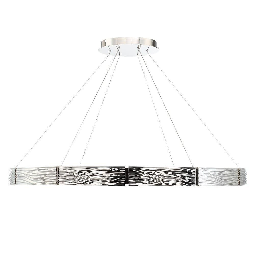 Modern Forms - PD-56748-PN - Zelda-75W 12 LED Chandelier in Contemporary Style-48 Inches Wide by 3.3 Inches High