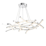 dweLED - PD-60944-CH - Divergence - 43.75 Inch 90W 9 Led Chandelier