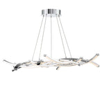 dweLED - PD-60944-CH - Divergence - 43.75 Inch 90W 9 Led Chandelier