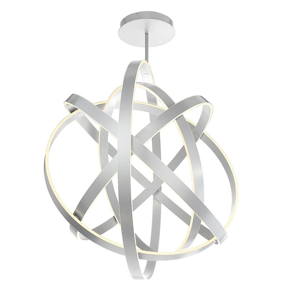 Modern Forms - PD-61760-BK - Kinetic-300W 1 LED Chandelier in Contemporary Style-60 Inches Wide by 60 Inches High