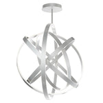Modern Forms - PD-61760-BK - Kinetic-300W 1 LED Chandelier in Contemporary Style-60 Inches Wide by 60 Inches High