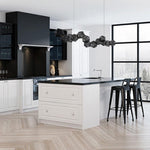 Modern Forms - PD-62864-BK - Riddle-34W 13 LED Linear Pendant in Contemporary Style-64 Inches Wide by 15 Inches High