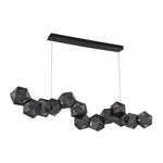 Modern Forms - PD-62864-BK - Riddle-34W 13 LED Linear Pendant in Contemporary Style-64 Inches Wide by 15 Inches High
