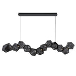 Modern Forms - PD-62864-BK - Riddle-34W 13 LED Linear Pendant in Contemporary Style-64 Inches Wide by 15 Inches High