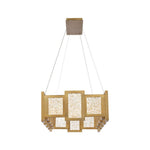 Modern Forms - PD-66048-AB - Fury-45W 24 LED Rectangular Chandelier in Mid-Century Modern Style-18 Inches Wide by 8 Inches High