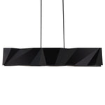 Modern Forms - PD-68356-BK - Intrasection - 200.6W 1 LED Linear Chandelier In Modern Style-10 Inches Tall and 4.38 Inches Wide