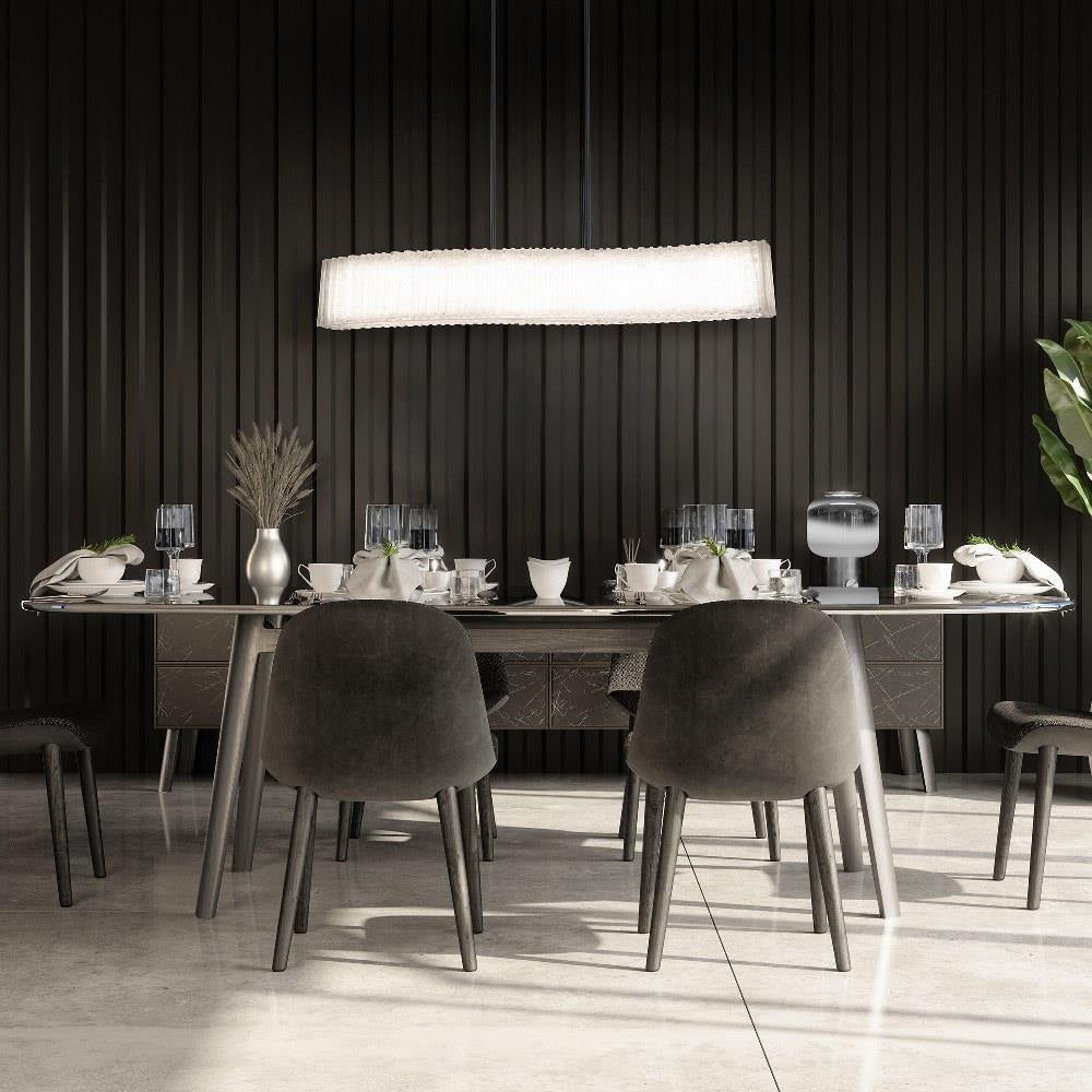 Modern Forms - PD-70148-BK - Rhiannon - 81W 1 LED Linear Chandelier In Mid-Century Modern Style-7 Inches Tall and 6 Inches Wide