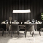 Modern Forms - PD-70148-BK - Rhiannon - 81W 1 LED Linear Chandelier In Mid-Century Modern Style-7 Inches Tall and 6 Inches Wide
