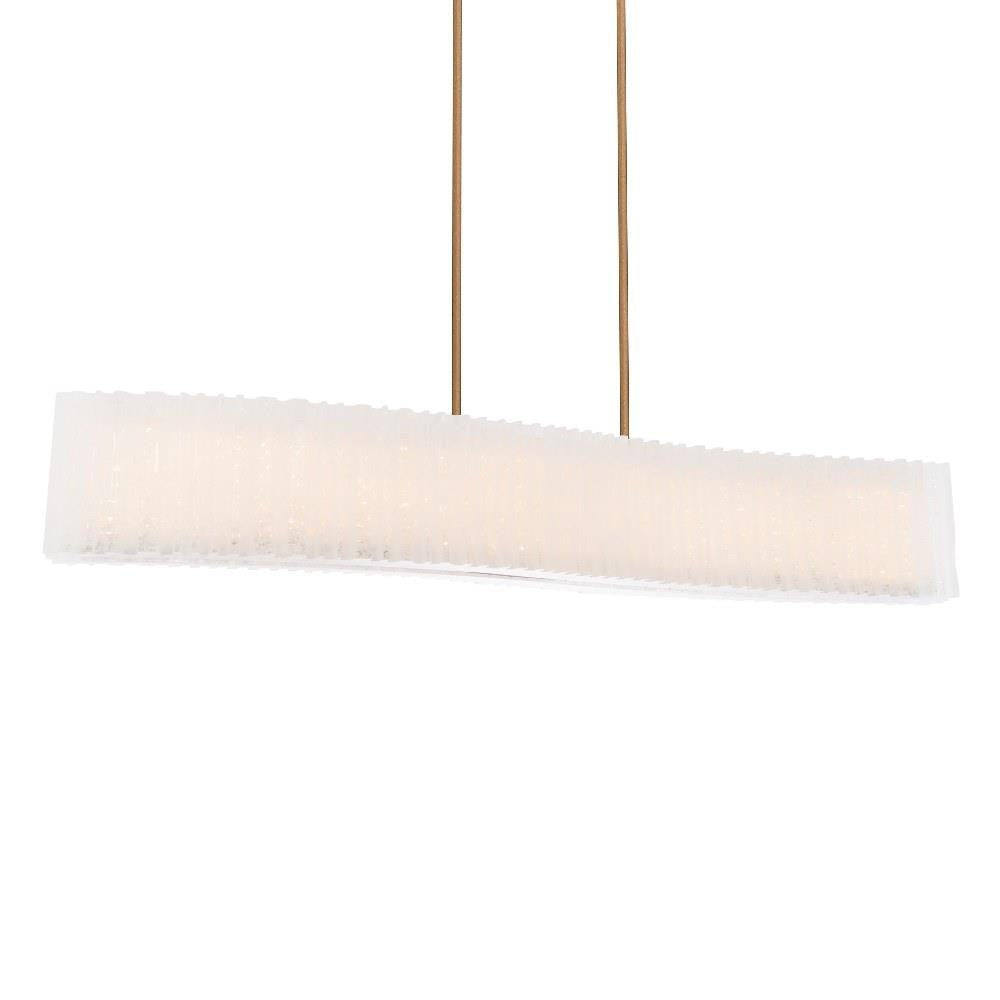 Modern Forms - PD-70148-BK - Rhiannon - 81W 1 LED Linear Chandelier In Mid-Century Modern Style-7 Inches Tall and 6 Inches Wide