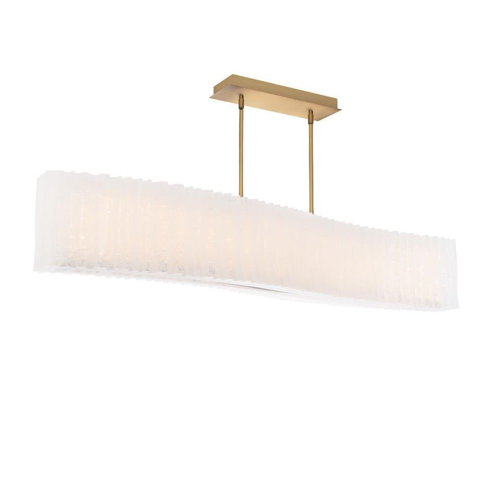 Modern Forms - PD-70148-BK - Rhiannon - 81W 1 LED Linear Chandelier In Mid-Century Modern Style-7 Inches Tall and 6 Inches Wide