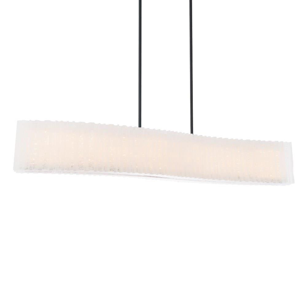 Modern Forms - PD-70148-BK - Rhiannon - 81W 1 LED Linear Chandelier In Mid-Century Modern Style-7 Inches Tall and 6 Inches Wide