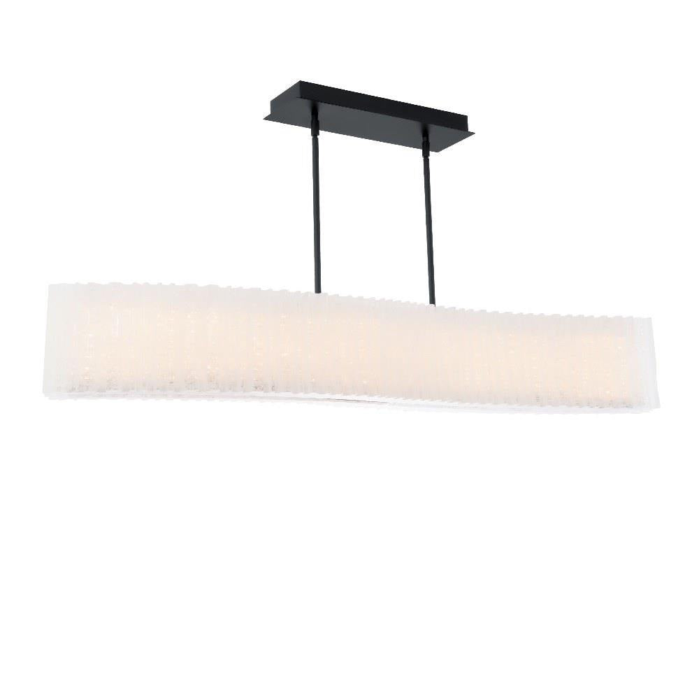 Modern Forms - PD-70148-BK - Rhiannon - 81W 1 LED Linear Chandelier In Mid-Century Modern Style-7 Inches Tall and 6 Inches Wide