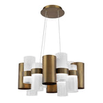 Modern Forms - PD-71035-AB - Harmony-80W 18 LED Chandelier in Modern Style-34.5 Inches Wide by 13.75 Inches High