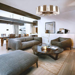 Modern Forms - PD-75934-AB - Chronos-48W 12 LED Chandelier in Mid-Century Modern Style-34 Inches Wide by 10 Inches High