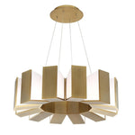 Modern Forms - PD-75934-AB - Chronos-48W 12 LED Chandelier in Mid-Century Modern Style-34 Inches Wide by 10 Inches High