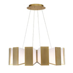 Modern Forms - PD-75934-AB - Chronos-48W 12 LED Chandelier in Mid-Century Modern Style-34 Inches Wide by 10 Inches High