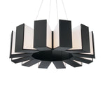 Modern Forms - PD-75934-AB - Chronos-48W 12 LED Chandelier in Mid-Century Modern Style-34 Inches Wide by 10 Inches High