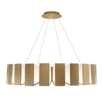 Modern Forms - PD-75950-AB - Chronos-65W 22 LED Chandelier in Mid-Century Modern Style-50 Inches Wide by 10 Inches High