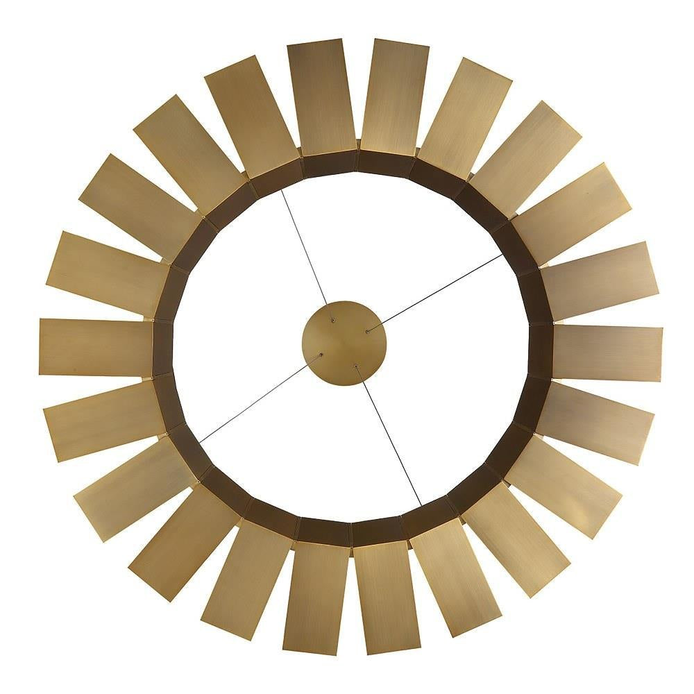Modern Forms - PD-75950-AB - Chronos-65W 22 LED Chandelier in Mid-Century Modern Style-50 Inches Wide by 10 Inches High