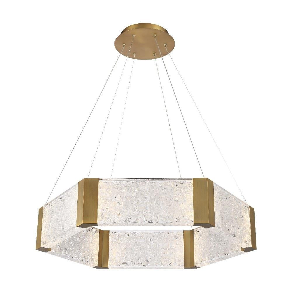 Modern Forms - PD-76034-AN - Forever-32W 1 LED Chandelier in Mid-Century Modern Style-29.44 Inches Wide by 6.5 Inches High