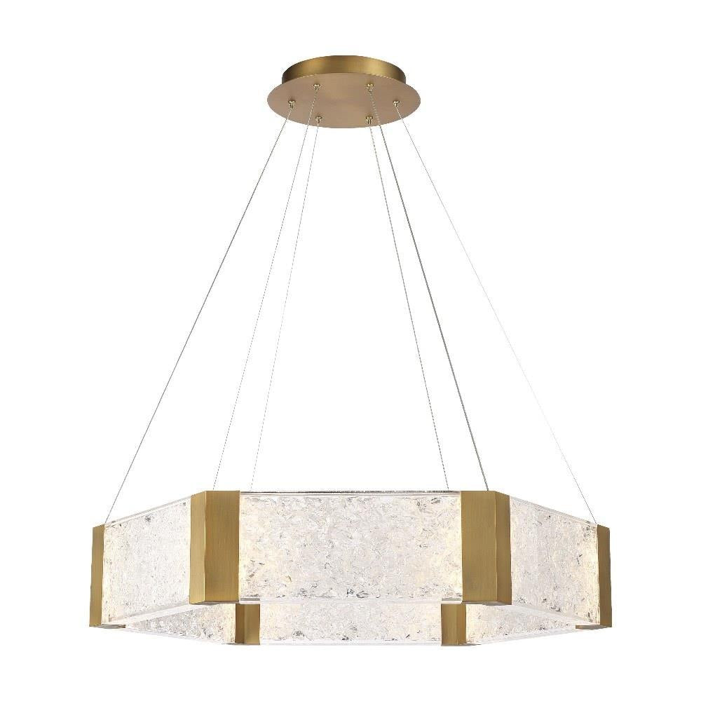 Modern Forms - PD-76034-AN - Forever-32W 1 LED Chandelier in Mid-Century Modern Style-29.44 Inches Wide by 6.5 Inches High