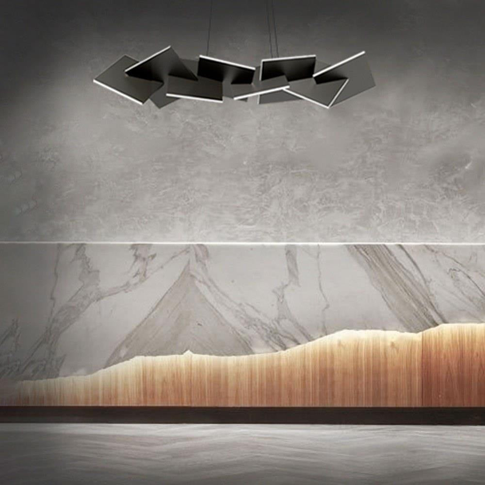 Modern Forms - PD-80048-BK - Konstruct-78W 1 LED Chandelier in Modern Style-48 Inches Wide by 15 Inches High