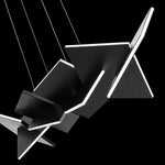 Modern Forms - PD-80048-BK - Konstruct-78W 1 LED Chandelier in Modern Style-48 Inches Wide by 15 Inches High