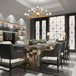 Modern Forms - PD-82042-AB - Double Bubble - 44W 15 LED Chandelier In Transitional Style-17.63 Inches Tall and 42 Inches Wide