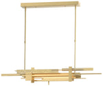 Planar 48.3"W Modern Brass Accented Modern Brass Standard LED Pendant