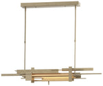 Planar 48.3"W Soft Gold Accented Soft Gold Standard LED Pendant