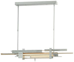 Planar 48.3"W Soft Gold Accented Vintage Platinum Standard LED Pendant