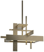 Planar Small LED Pendant - Soft Gold Finish - Standard Height