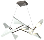 Plume 37.6"W 8-Lightand Oil Rubbed Bronze Standard LED Pendant