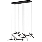PageOne Lighting - PP020238-BC - Seesaw - 70W 14 LED Rectangular Chandelier-20 Inches Tall and 13.8 Inches Wide