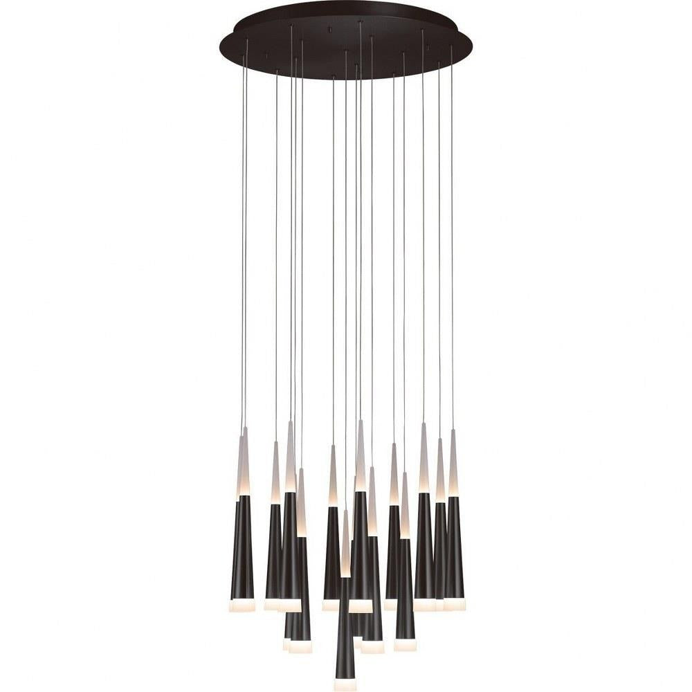 PageOne Lighting - PP120105-AL - Meteor - 96W 16 LED Round Chandelier-24.2 Inches Tall and 25.6 Inches Wide