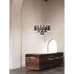 PageOne Lighting - PP121040-AL - Meteor - 210W 28 LED Round Chandelier-24.2 Inches Tall and 33.5 Inches Wide