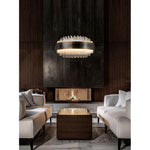 PageOne Lighting - PP121208-SDG - Illusion - 58W 1 LED Chandelier-22 Inches Tall and 25.6 Inches Wide