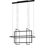 PageOne Lighting - PP121463-SDG - Geometry - 90W 4 LED Chandelier-41 Inches Tall and 29.5 Inches Wide