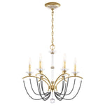 Priscilla 23.5"H x 23.5"W 6-Light Crystal Chandelier in Heirloom