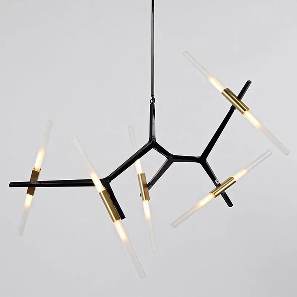 Industrial Sputnik Chandelier Modern Chandelier for Bedroom Living Room