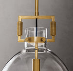 Machinist Glass Cloche Pendant
